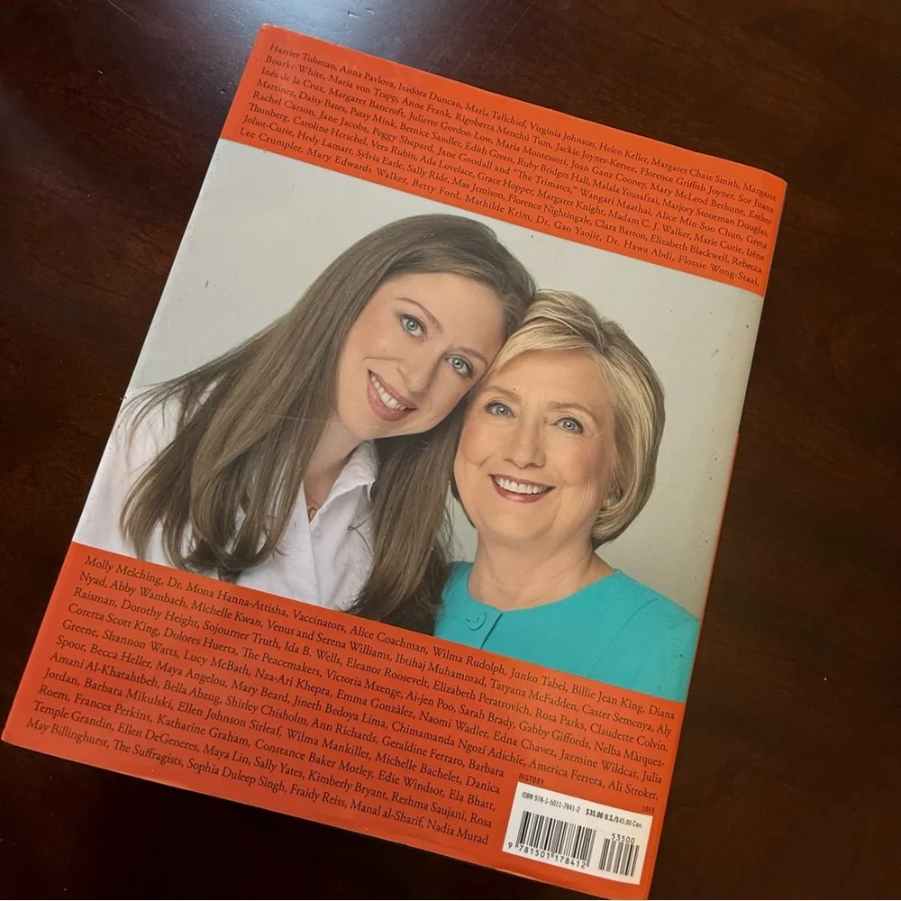 SIGNED BY AUTHOR- The Book of Gutsy Women Hardcover by Hillary Clinton & Chelsea - Picture 4 of 9